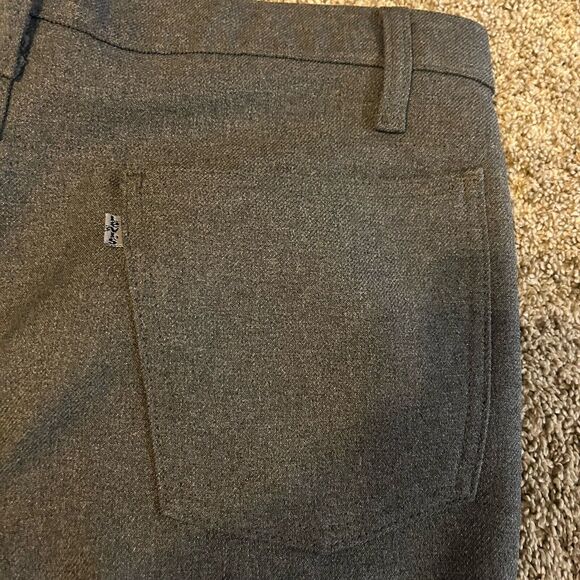 Vintage Levis 557 Made In USA Cowboys Boot Cut Gray Jeans Size 38x31 Pants - Picture 3 of 7